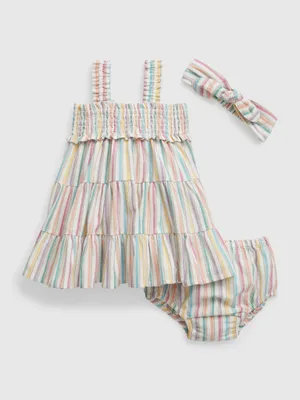 Produktbild von GAP Gestreiftes Babykleid 581942-00__3-6M
