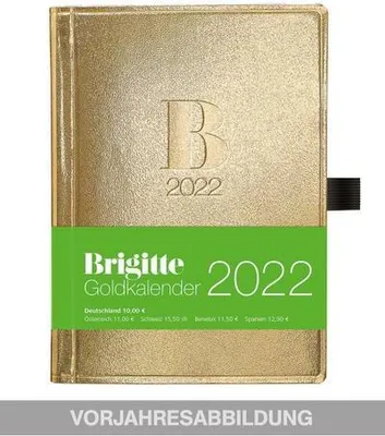 Produktbild von Brigitte Goldkalender 2023 - Buchkalender - Taschenkalender - Lifestyle - 10x14