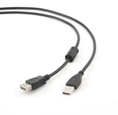 Zdjęcie produktu dla Gembird 1,8 m USB 2.0 AM/FM Kabel USB USB A Czarny