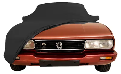 Image de Housse de voiture intérieure adaptée à Peugeot 504 Coupé Noir NEU Bâche de