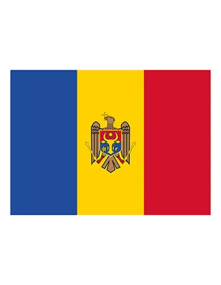 Immagine prodotto di Printwear | Bandiera Moldova / 90 x 150 cm - Colore: Moldova - Dimensioni: 90 x 150 cm
