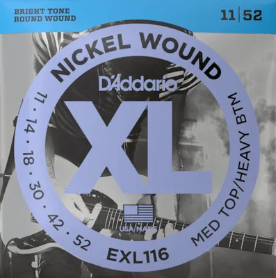 Produktbild von D'Addario EXL116 - medium Top / heavy Bottom (011-052)