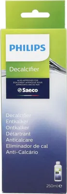Packaging for a Philips Saeco Decalcifier.