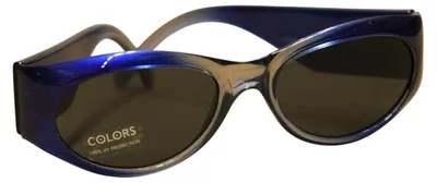 Zdjęcie produktu dla Okulary przeciwsłoneczne "Vereinigte Farben", niebieskie, owalne, uniseks