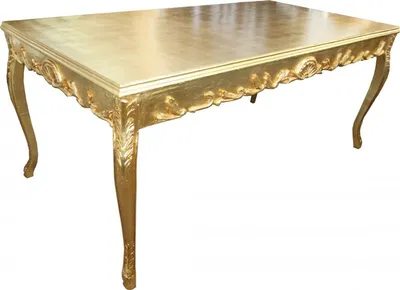 Produktbild von Casa Padrino Barock Esstisch Gold 200 x 99 cm Mod2 - Esszimmer Tisch - Möbel Antik Stil