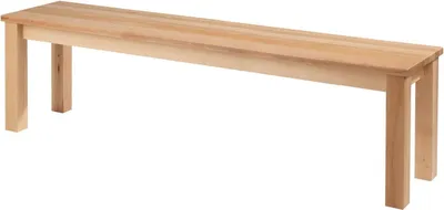 Produktbild von Sitzbank - 160 x 35 cm - Braun - Kernbuche massiv lackiert