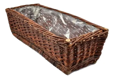 Obrázek produktu pro Proutěný truhlík hranatý 40 cm