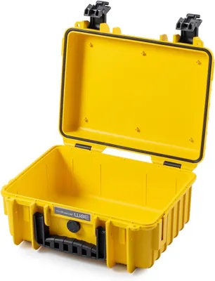Productafbeelding van Transportkoffer - Waterdichte Koffer - Veilige Opslag - Onbreekbaar Ontwerp - 36x30x17 cm - Geel
