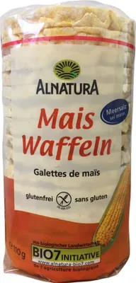 Produktbild von Alnatura  Maiswaffeln (1x110g Packung)
