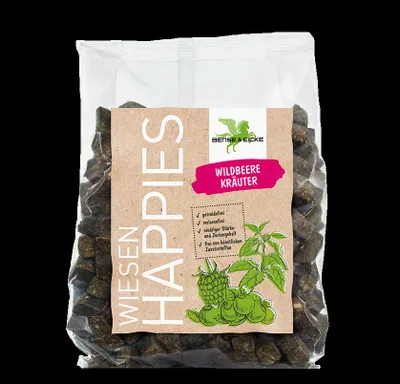 Zdjęcie produktu dla B&E Wiesen happies, mieszanka z dziką jagodą i ziołami, 1 kg