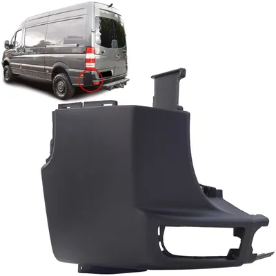 Für Mercedes Sprinter W906 06-18 VW Crafter Ecke Heck Stoßstange Hinten Links in der Farbe von Carparts-Online GmbH