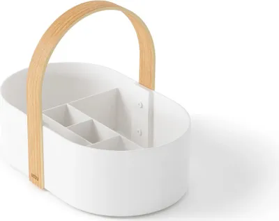 Produktbild von Bellwood Caddy weiß/natur – Vielseitiger Organizer mit Griff