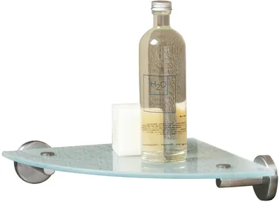 Produktbild von Tiger Boston Eckablage Edelstahl gebürstet, 308230946