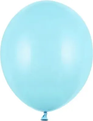 Produktbild von 100 Partystar Luftballons babyblau 12cm