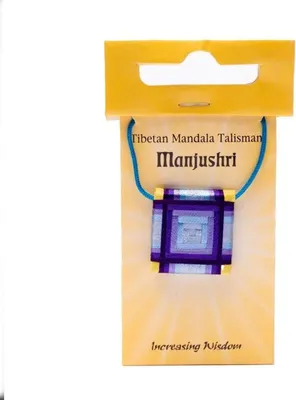 Immagine prodotto di Ciondolo Talismano Mandala Manjushri - 2,5x2,5 Cm Set Da 2 Pz