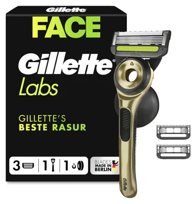 Produktbild von GilletteLabs Rasierer Herren mit Reinigungselement, Nassrasierer Herren, Champio