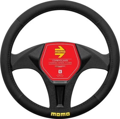 Obrázek produktu pro Momo SWC0EASBK EASY potah volantu Ø36,5-37,9cm černý Potah volantu