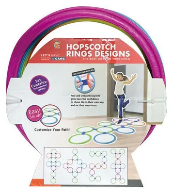 Produktbild von Hüpfspiel Ringe Spielzeug Set - bunte Hüpfreifen für Kinder