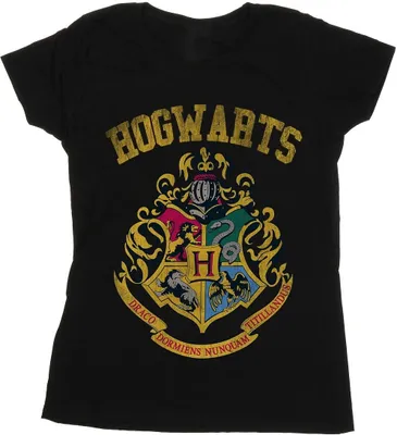 Produktbild von Harry Potter - "Hogwarts" T-Shirt für Damen BI23827 (M) (Schwarz)