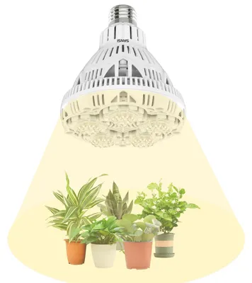 Productafbeelding van 24W LED plantenlamp volspectrum plantenverlichting, E27 groeilicht voor bloemen en planten binnenshuis