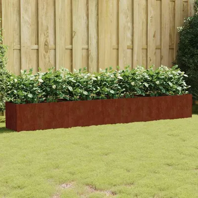 Obrázek produktu pro vidaXL Zvýšené lůžko 280x40x40 cm z cortenové oceli