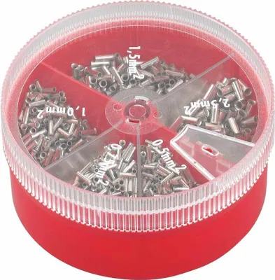 Obrázek produktu pro Nako konektory, neizolované 10 mm² – 15 mm, 1900 kusů / neizolované / DIN 46228