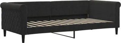 Zdjęcie produktu dla VidaXL 354248, sofa rozkładana, Czarny, Pianka, Metal, Poliester, Poli drewno, Drewno, 2290 mm, 1000 mm