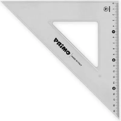 Produktbild von Primo 8255SQ45 Geodreieck & Winkelmesser