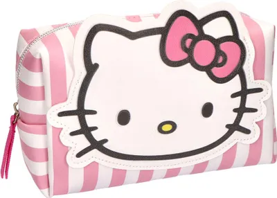 Produktbild von Hello Kitty Kulturtasche – Kinder Toilettentasche aus Kunstleder