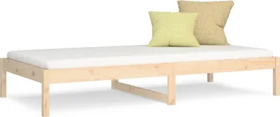 Zdjęcie produktu dla vidaXL Łóżko dzienne bez materaca 80x200 cm lite drewno sosnowe