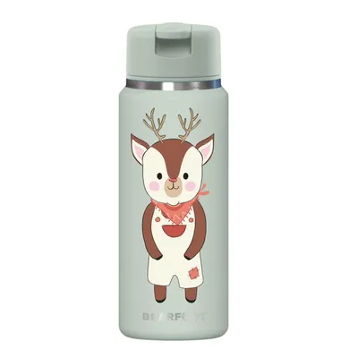 Produktbild von TINY Thermo Kinder Trinkflasche Edelstahl - Reh