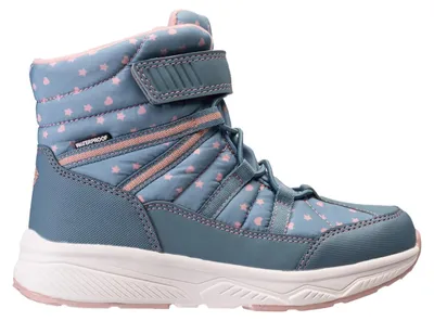 Image de Iguana - Bottes de neige « Lomer » pour enfants, montant à la cheville PP15341 (34,5 EU) (bleu)