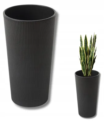 Obrázek produktu pro Plastový květináč Lilia Jumper 570 mm, černý