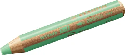 Produktbild von Stabilo - farbiger Bleistift 880 Woody 3 in 1 Pastellgrün | 5 Stücke