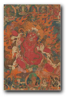 Produktbild von Kunstdruck „Guru Dragpo – zornvolle Emanation“ von unbekanntem Künstler – 60×90 cm – ungerahmt