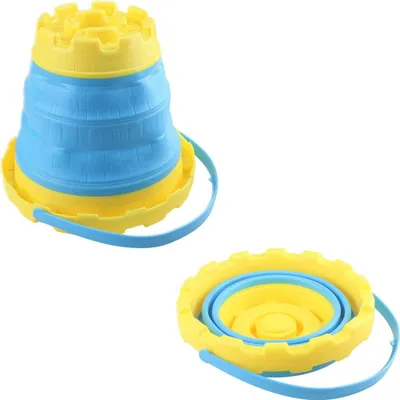 Produktbild von Sandkasten Eimer klappbar Round gelb