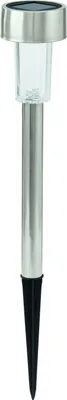 Produktbild von EGLO SOLAR, Außensockel-/Pfostenbeleuchtung, Schwarz, Chrom, Eingang, Garten, 1 Glühbirne(n), LED, 0,06 W