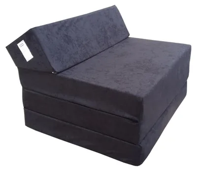 Immagine prodotto di Fauteuil materasso pieghevole 200x70x10 cm - 0001, 4 parti, confortevole e portatile, letto d'emergenza per ospiti, viaggio e campeggio