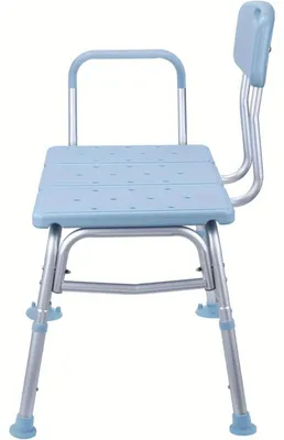 Image de Siège de douche – Réglable en hauteur de 47 à 58,5 cm – Capacité maximale : 150 kg