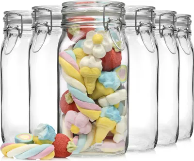 Produktbild von Bormioli Fido Gläser mit Bügelverschluss 1,5 L 6 teilig