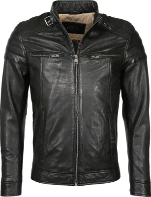 Produktbild von JCC Lederjacke 51280 Herren black 54