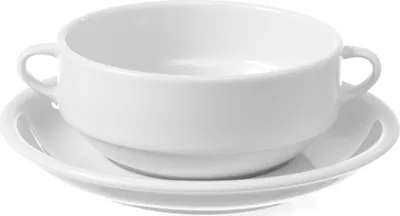 Image de Assiette creuse, HENDI, soucoupe, ø170mm