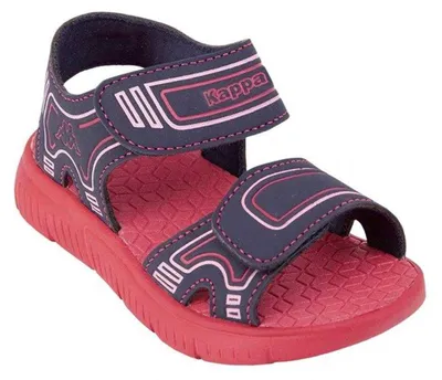 Produktbild von Kappa - "Kaleo" Sandalen für Kinder PP10959 (30,5 EU) (Dunkles Marineblau/Pink)