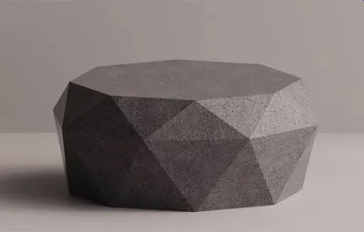 Produktbild von Casa Padrino Luxus Beton Couchtisch Anthrazit 86 cm - Wohnzimmer & Garten Möbel