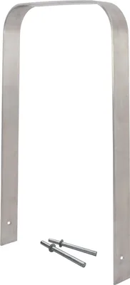 Produktbild von Fahrradanlehnbügel 117 x 80 cm Edelstahl 13 mm Fahrradständer Anlehnständer Parker Typ U