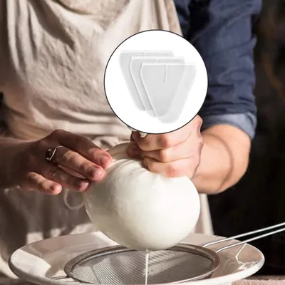 Obrázek produktu pro 3ks Filtrační sáčky Ořechové nápoj Bag Strainer Cloth Fine Mesh Juice Filter Bag pro výrobu Veganské ořechové nápoj Mandlové nápoj
