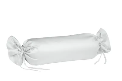 Produktbild von fleuresse 9200 Colours Interlock Jersey Nackenrolle Kissenbezug | 15 x 40 cm, weiß | aus 100% Baumwolle Satin
