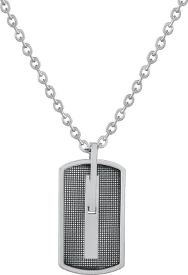 Produktbild von Zeeme Stainless Steel Halskette Edelstahl schwarz 50cm Länge