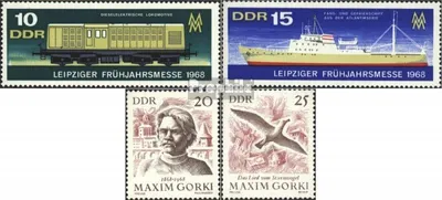 Produktbild von Briefmarken DDR 1968 Mi 1349-1350,1351-1352 (kompl.Ausgaben) gestempelt Leipziger Frühjahrsmesse