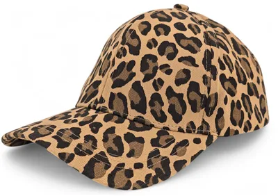 Produktbild von styleBREAKER Damen Baseball Cap mit Leoparden Muster verstellbar | 6-Panel Basecap aus Baumwolle mit gebogenem Schirm | atmungsaktive Animal Print Kappe für Freizeit Sport Sommer